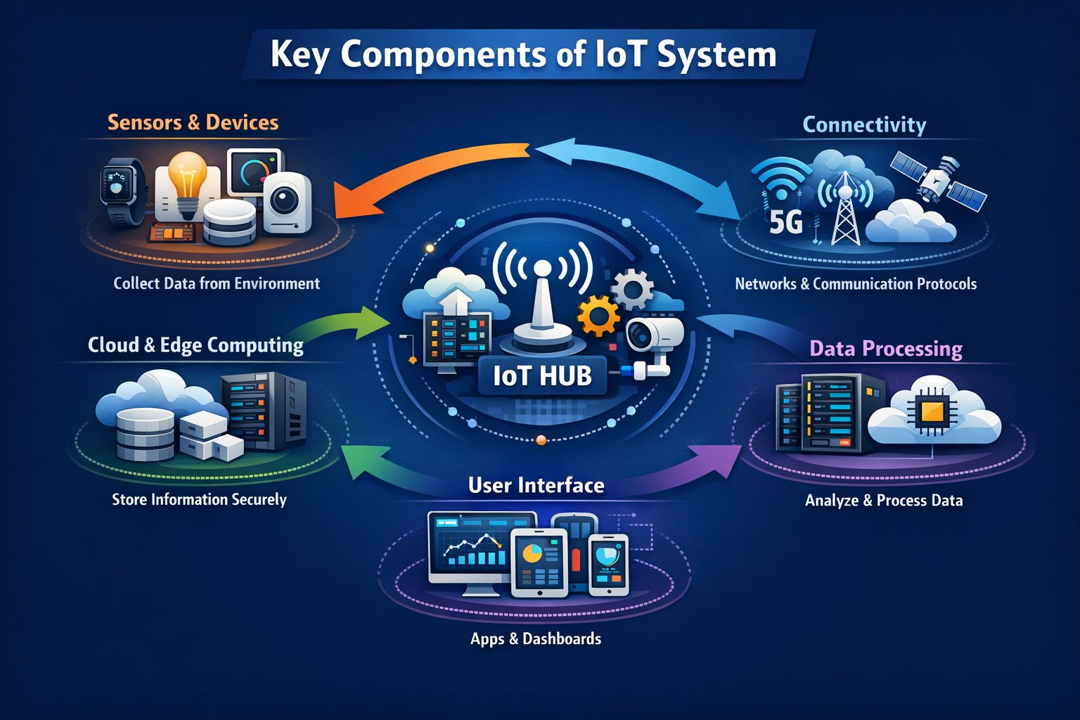 Key components of IoT system